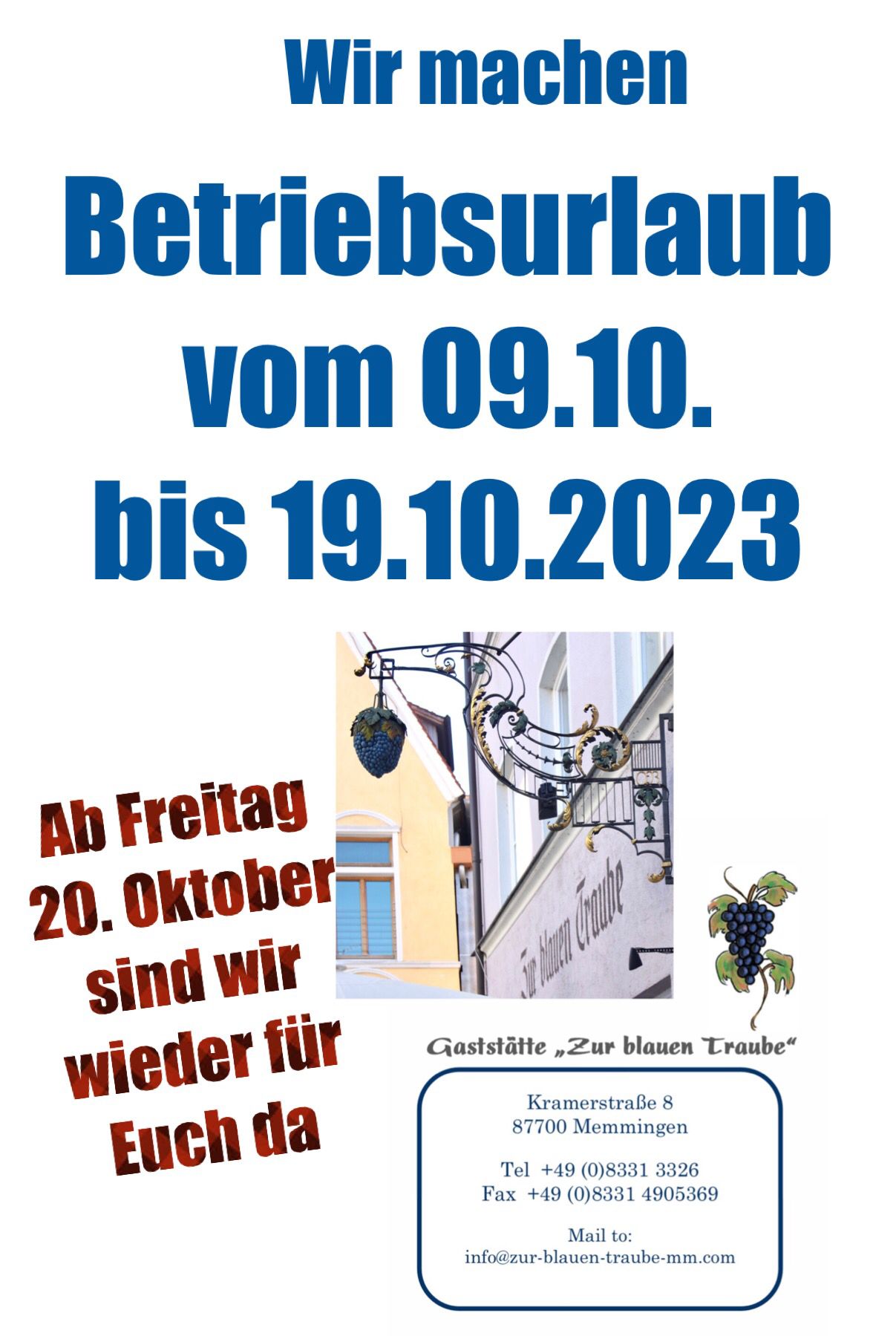 Zur blauen Traube